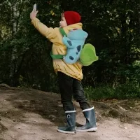 Bulbasaur na chrbát plyšový
