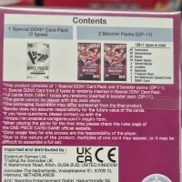 One Piece TCG - Doubla Pack - štítok zo zadnej strany balenia