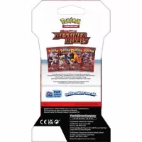 Pokémon Destined Rivals Sleeved Booster - zadná strana boosteru