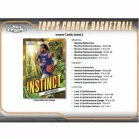 2024-2025 NBA karty Topps Chrome Basketball Hobby Box