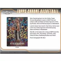 2024-2025 NBA karty Topps Chrome Basketball Hobby Box