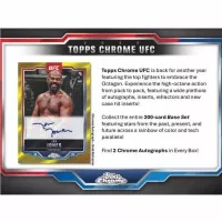 Topps UFC Chrome Hobby Babíček 2025 - Zberateľské karty MMA