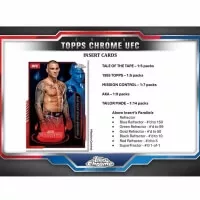 Topps UFC Chrome Hobby Babíček 2025 - Zberateľské karty MMA