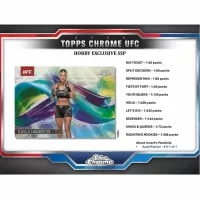 Topps UFC Chrome Hobby Box 2025 - Zberateľské karty MMA