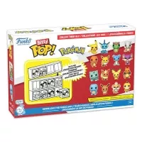 Pokémon Bitty POP! Bulbasaur 4-pack - zadná strana balenia
