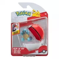 Pokémon Clip and Go Poké Ball - figúrka Squirtle