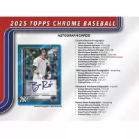 2025 Topps Chrome Baseball Blaster Box
