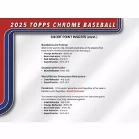 2025 Topps Chrome Baseball Blaster Box