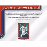 2025 Topps Chrome Baseball Hobby Jumbo Box