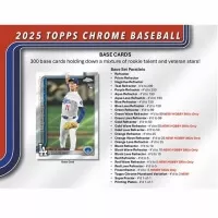 2025 Topps Chrome Baseball Hobby Jumbo Box