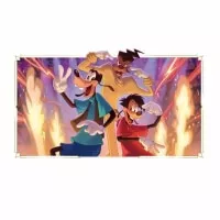 Obaly na karty Lorcana: Fabled - Goofy, Max, Powerline (65 ks)