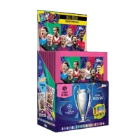 Futbalové nálepky Topps Champions League 2026 Booster box - 50 balíčkov