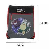 Športová taška na Pokémonov - Battle Gengar vs Snorlax