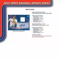 2025 Topps Baseball Blaster Box Update Series - Zberateľské karty