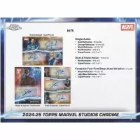 2025 Topps Chrome Marvel Studios - Hobby Box