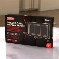 Drevený rám Evoretro na 3 gradované karty s UV ochranou