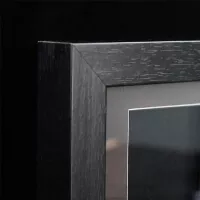 Drevený rám Evoretro na 3 gradované karty s UV ochranou