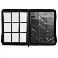 Toploader album TCG Guru 9-Pocket Zippered - sivý