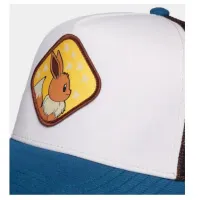Pokémon farebná čiapka Eevee nášivka