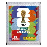 Majstrovstvá sveta vo futbale 2026 samolepky - balenie futbalových samolepiek