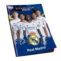Futbalové nálepky a album Topps Real Madrid 2025/2026