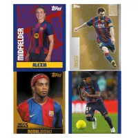 Futbalové nálepky a album Topps Barcelona 2025/2026