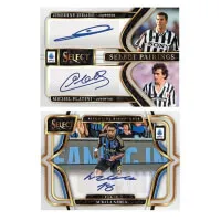 25 26 Panini Select Serie A Futbalové karty Zidane Platini