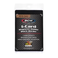 Obal na kartu BCW Magnetic Card Holder 35 pt Black Border