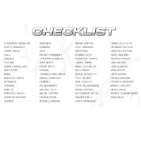Futbalové karty 2026 Wild Card Super Chrome Soccer Road to Glory Checklist