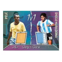 Zberateľské futbalové kartičky 2026 Leaf Glory of the Game Soccer Pelé, Maradona