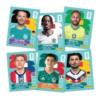 Nové futbalové nálepky FIFA World Cup 2026 – Update Set, Neymar, Neuer
