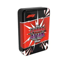 Zberateľské kartičky Formule 1 2026 Topps Turbo Attax Formule 1 plechovka Mega Tin – Guardians of the Grid