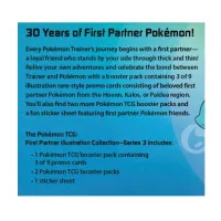 Obsah sady kariet Pokémon TCG First Partner Illustration Collection Series 3