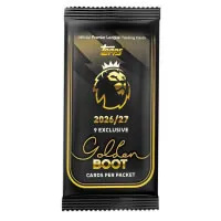Futbalové karty 2026-27 Topps Flagship Premier League Golden Boot balíček
