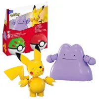 Stavebnicový set Pokémon Mega – Pikachu a Ditto + Poké Ball