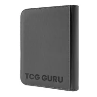 Album na karty TCG Guru 160 Zip Binder 4-Pocket Xenon Grey