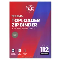 Album na Toploadery TCG Guru 4-Pocket Zip Binder 112 Xenon Grey
