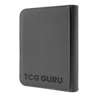 Album na Toploadery TCG Guru 4-Pocket Zip Binder Xenon Grey