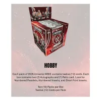 2026 Topps WWE Universe Wrestling Hobby Box obsah