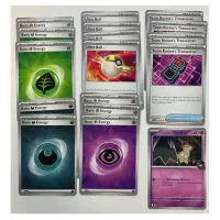 Karty z balíčka Pokémon Team Rockets Mewtwo ex League Battle Deck