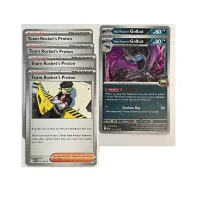 Karty z balíčka Pokémon Team Rockets Mewtwo ex League Battle Deck