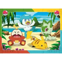 Detské puzzle Pokémon Ravensburger (Bumper Puzzle Pack) – 4 x 100 dielov
