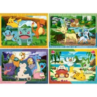 Detské puzzle Pokémon Ravensburger (Bumper Puzzle Pack) – 4 x 100 dielov