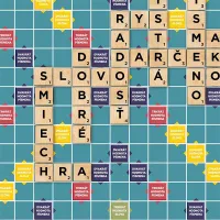 Scrabble v slovenčine (2 hry v 1) – drevená edícia
