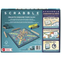 Scrabble v slovenčine (2 hry v 1) – drevená edícia