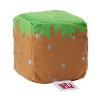 Plyšová kocka Minecraft – Grass Block – 7,5 cm