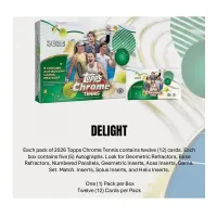 2026 Topps Chrome Tennis Delight Box obsah