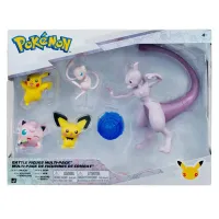 Akčné figúrky Pokémon – balenie po 5 kusoch (Pikachu, Pichu, Mew, Jigglypuff a Mewtwo)