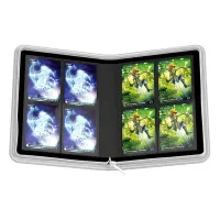 Album na karty Ultimate Guard Zipfolio 160 8-Pocket Xenoskin - White