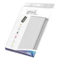 Album na karty Ultimate Guard Zipfolio 160 8-Pocket Xenoskin - White